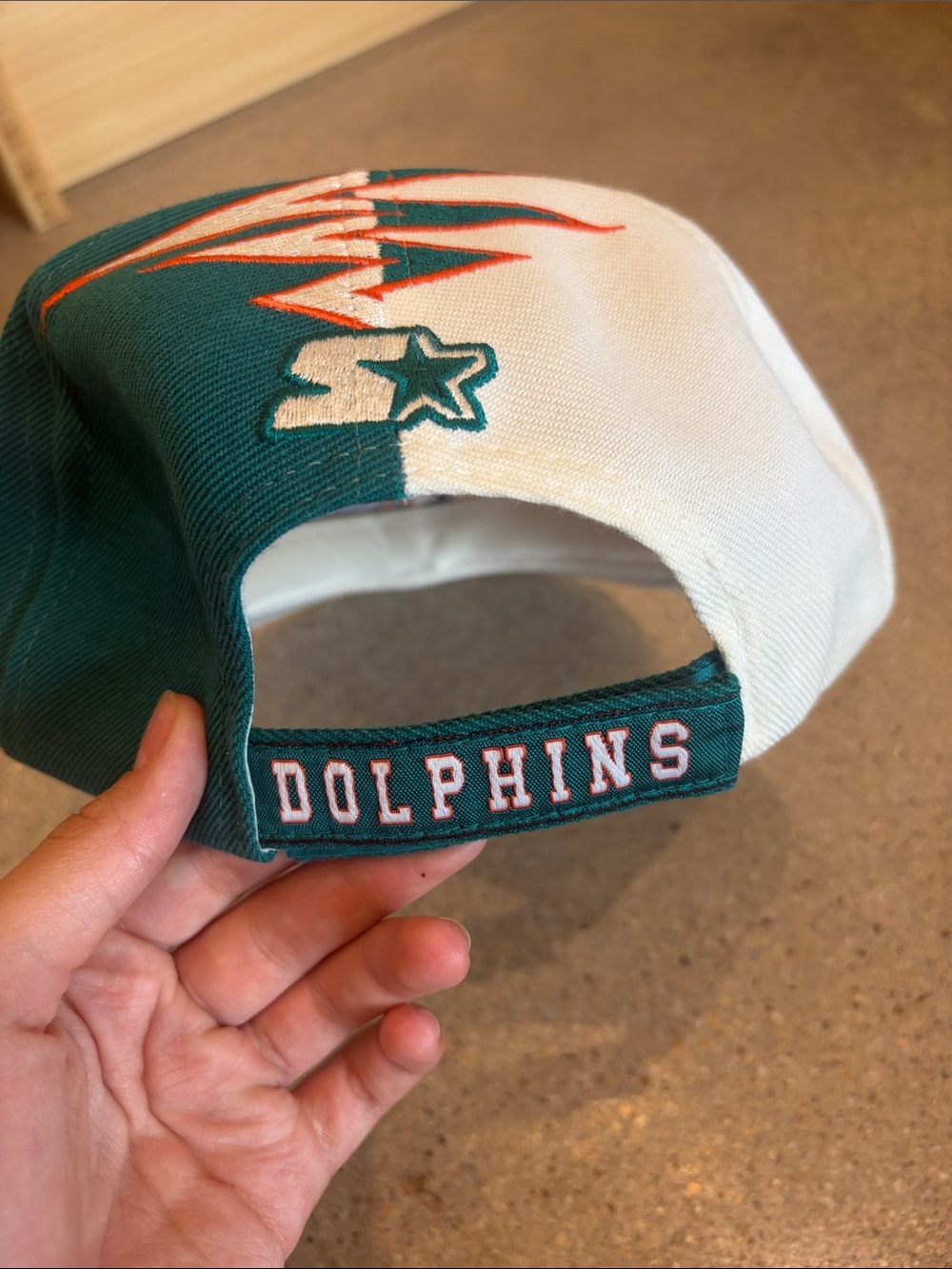MIAMI DOLPHINS Rare NFL Vintage Starter cap Pro Line Shockwave 1990’s - Picture 4 of 11